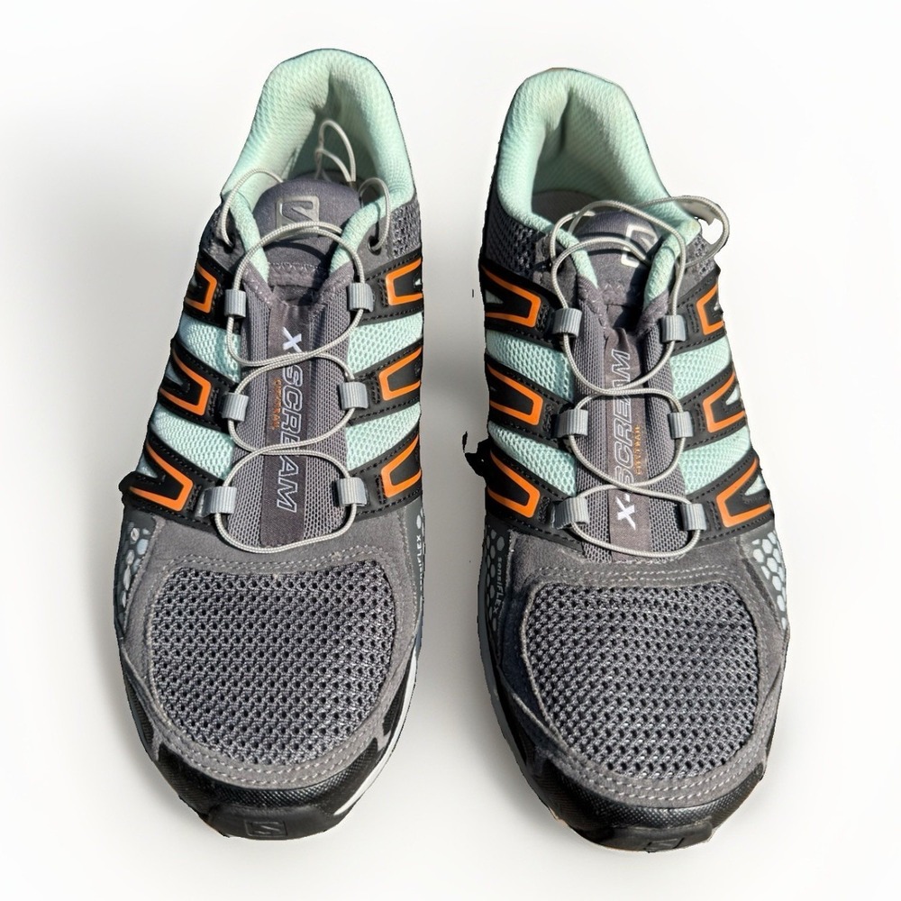 Salomon City Trail Series‎ X-Scream Womens Sz 10 Hiking Trail shoes Gray Black